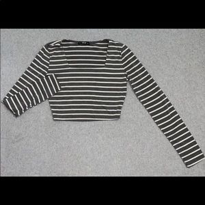 Shein Stripped Crop Top